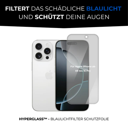 HyperGlass™ - Blaulicht-Schutzfolie