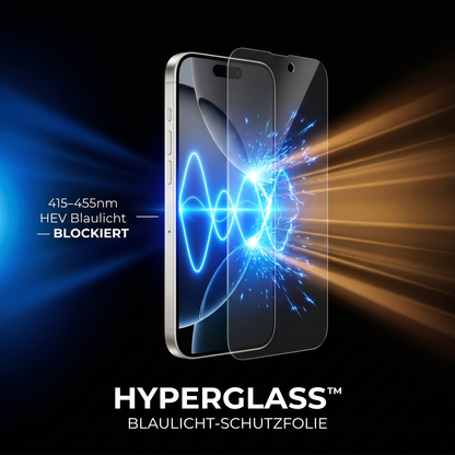 HyperGlass™ - Blaulicht-Schutzfolie